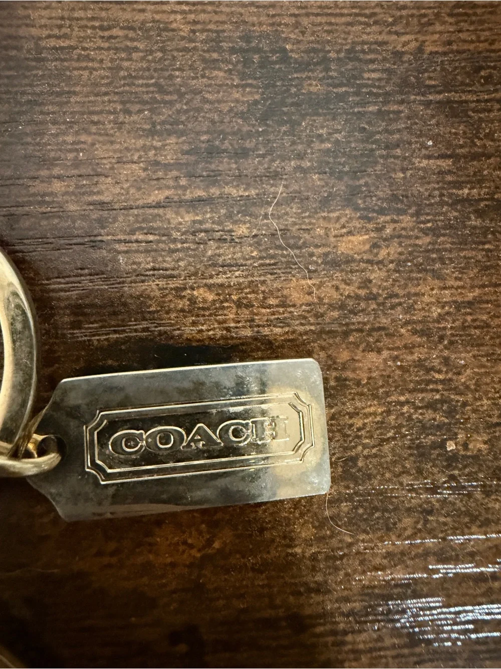 Coach gold tone